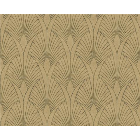 Living Walls 50's Glam Art Deco Wallpaper 374272-60071 Gold