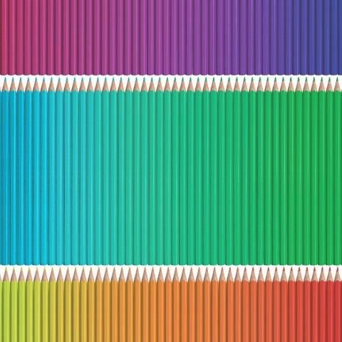 Pencils Multi Wallpaper