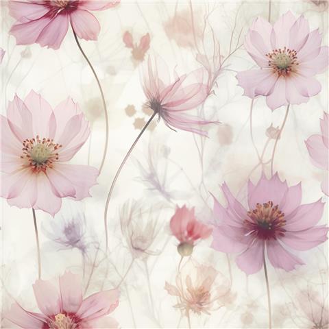 Muriva Lissa Floral WALLPAPER 215501 Pink