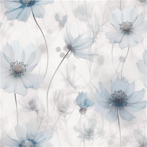 Muriva Lissa Floral WALLPAPER 215502 Blue