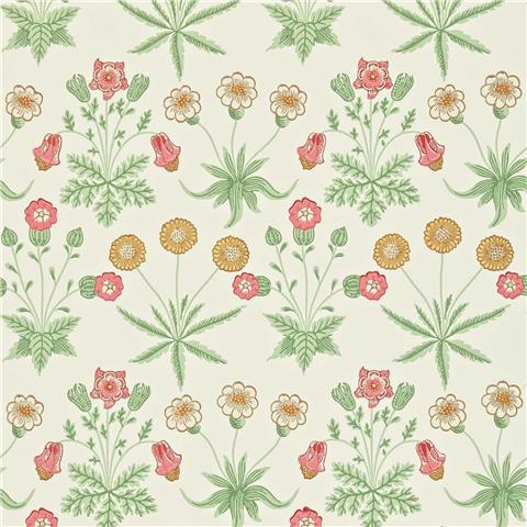William Morris, Morris & Friends Wallpaper Daisy 212562 Willow/Pink