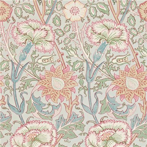 William Morris, Morris & Friends Wallpaper Pink & Rose 212568 Eggshell/Rose