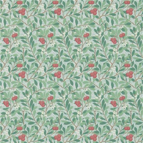 William Morris, Morris & Friends Wallpaper Arbutus 214719 Thyme/Coral