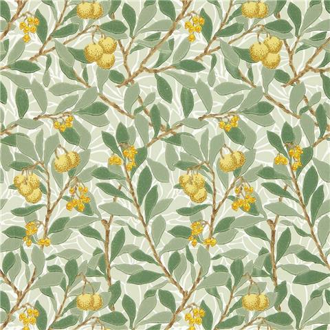 William Morris, Morris & Friends Wallpaper Arbutus 217356 Sage/Lemon