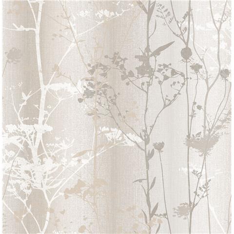 GRAHAM AND BROWN Floriculture WALLPAPER COLLECTION Wild Flower 104069 Sand