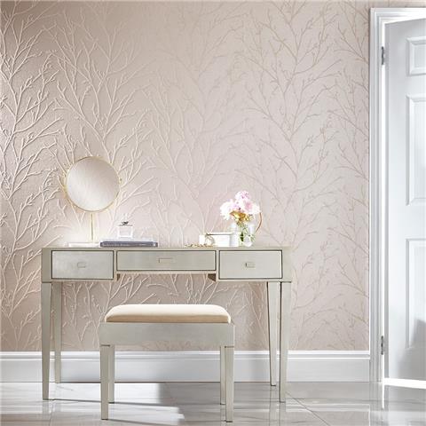 GRAHAM AND BROWN Silhouette WALLPAPER COLLECTION Woodland Glassbead 105164 Spring
