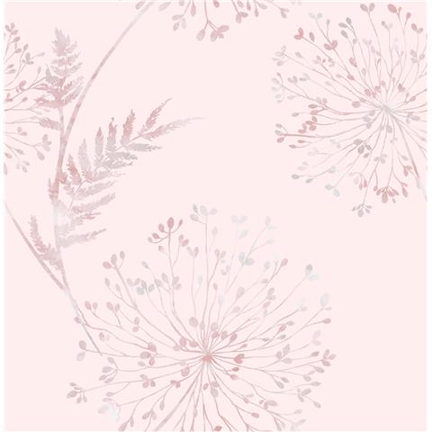 GRAHAM AND BROWN Floriculture WALLPAPER COLLECTION Wish 106435 Blush