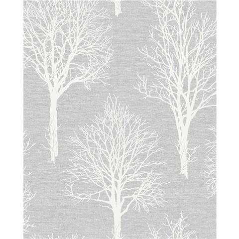 Tranquillity Landscape Wallpaper by Boutique 106668 Dove Grey