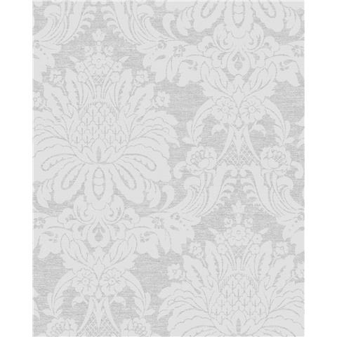 Tranquillity Vogue Damask Wallpaper by Boutique 106678 Dove Grey