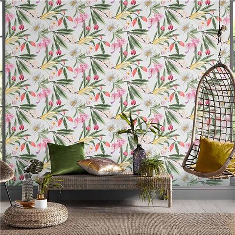 GRAHAM AND BROWN Explorer WALLPAPER COLLECTION Paradise 107600 Chalk
