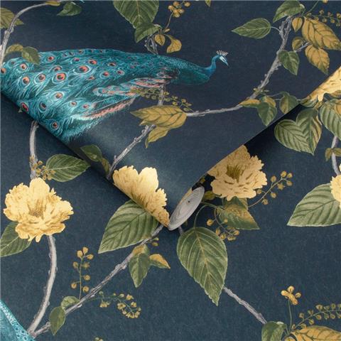 Graham and Brown Hybrid Wallpaper Collection Resplendence 107871 Navy