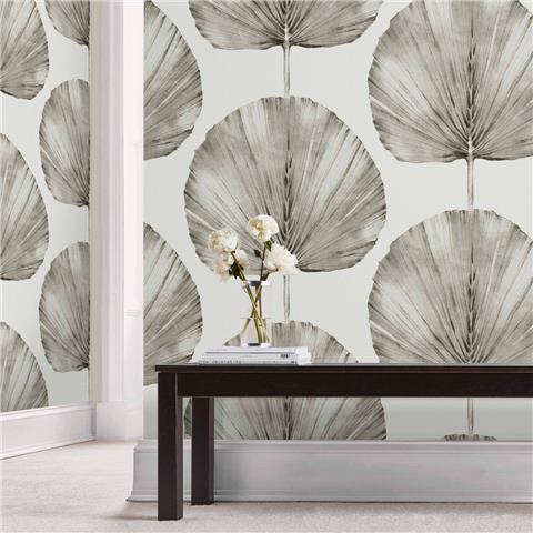 GRAHAM AND BROWN Explorer WALLPAPER COLLECTION Palm Fern 112196 Stone