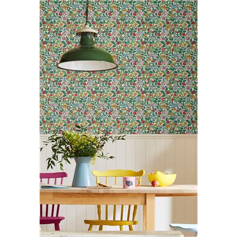Joules Arts and Crafts Floral Wallpaper 118543