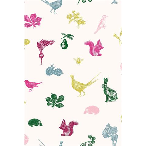 Joules Etched Woodland Wallpaper 118553