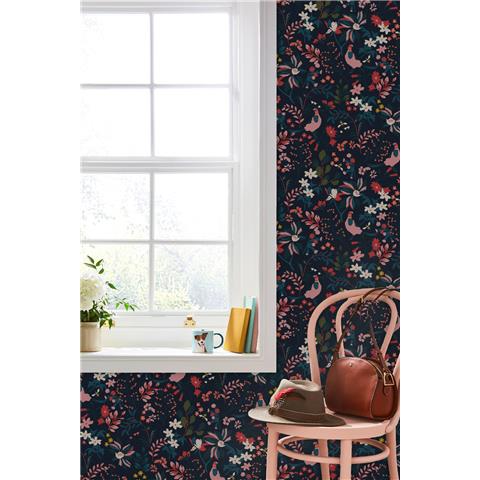 Joules Field Edge Floral Wallpaper 118568