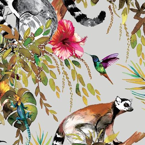 Holden Statement Feature Wallpapers Lemur 12401 Silver