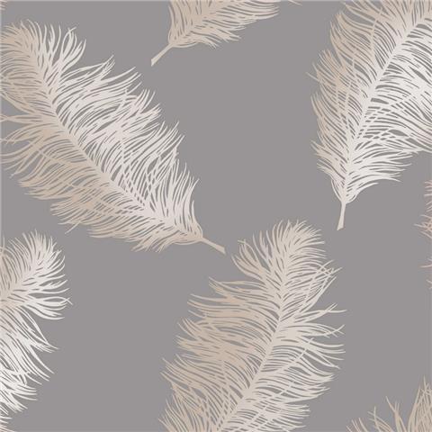 STATEMENT FEATURE WALLPAPER-FAWNING FEATHER 12629