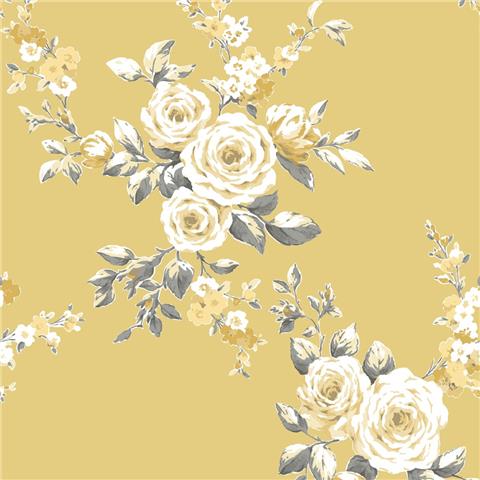 Catherine Lansfield Canterbury Shabby Chic Floral Wallpaper 165501