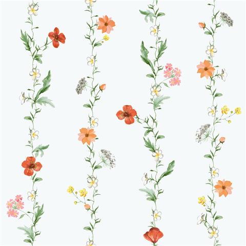 Galerie Spring Blossom Wallpaper Country Garden Stripe 1902-4 p20