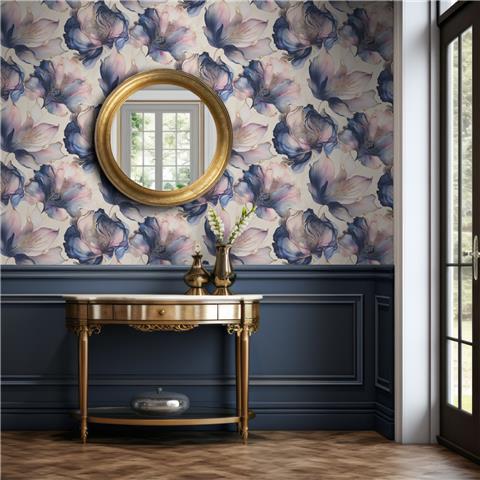 Muriva Elysian Large Floral Wallpaper 212501 Multi