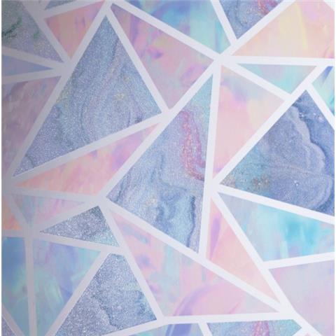 Arthouse Pastel Geo Glitter Wallpaper 296002 Multi