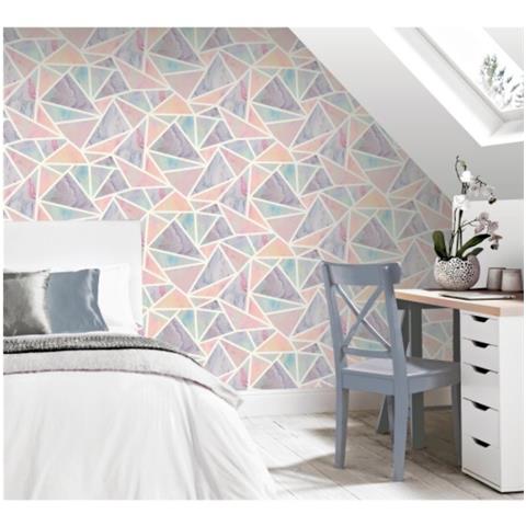 Arthouse Pastel Geo Glitter Wallpaper 296002 Multi
