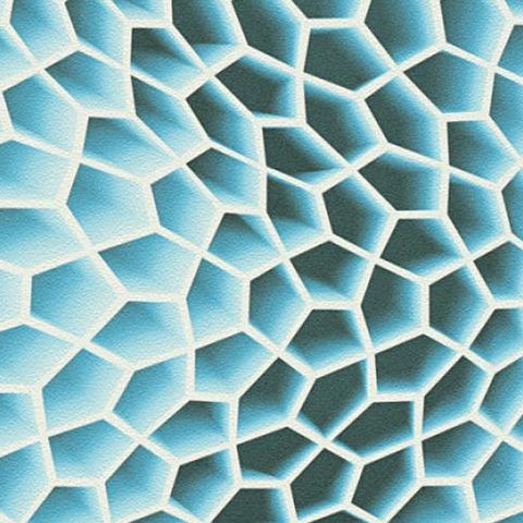 Living Walls 'Harmony in Motion' Wallpaper by Mac Stopa-Honeycomb Maze 32709-2