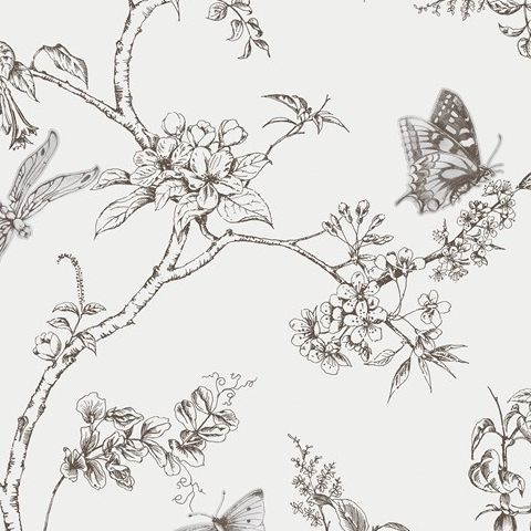 Super Fresco Easy Wallpaper-Contour for Kitchens and Bathrooms-Nature Trail White Mica 33-008