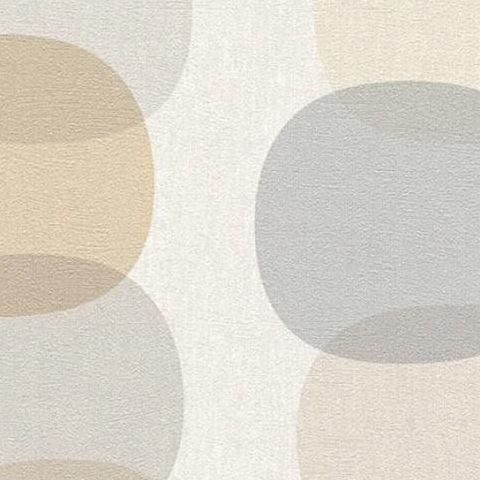 AS Creations Pop Colours Wallpaper Offlong Circle 355903 Taupe/Coffee