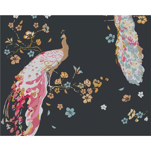 Turnowsky Bird of Paradise Wallpaper 38906-1 Black/Multi