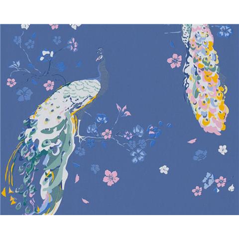 Turnowsky Bird of Paradise Wallpaper 38906-3 Blue/Yellow