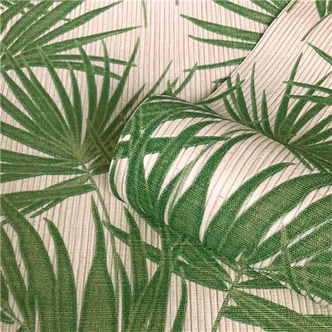 Zambaiti Parati Aurora palm Wallpaper 4990 green