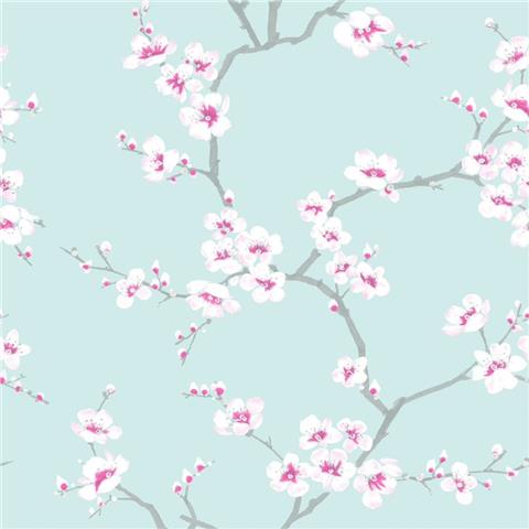 Fresca Wallpaper Apple Blossom 51-066 blue
