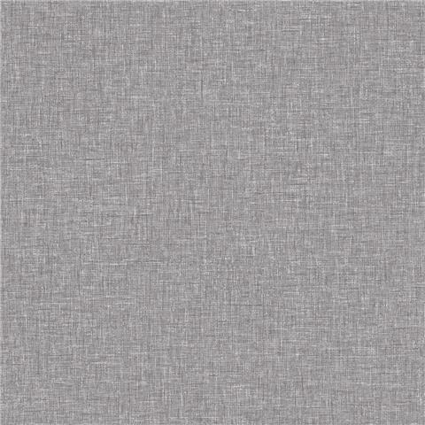Arthouse Linen Texture Plain Wallpaper 676007 Mid Grey