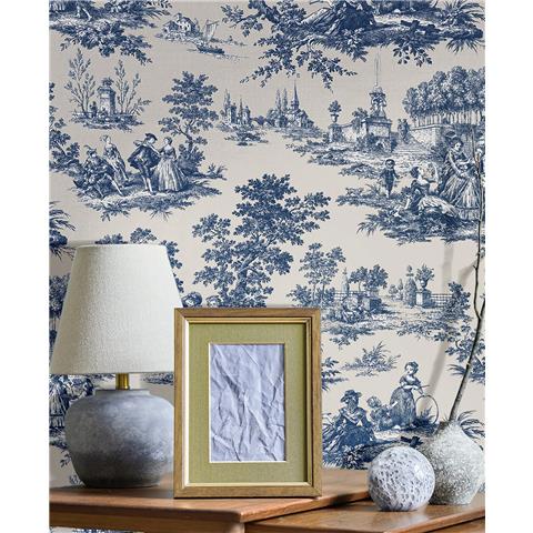 Galerie Cottage Chic Toile Wallpaper 84043 p66