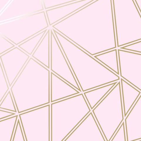Holden Statement Glasshouse Wallpaper-Paladium Geometric Trellis 90115 Dusky Pink