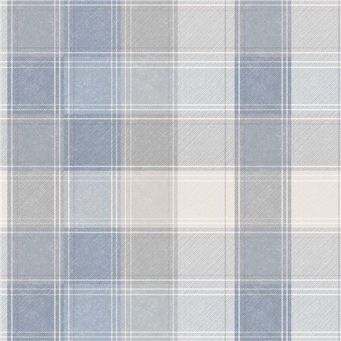 Arthouse Country Check Wallpaper 902808 Blue