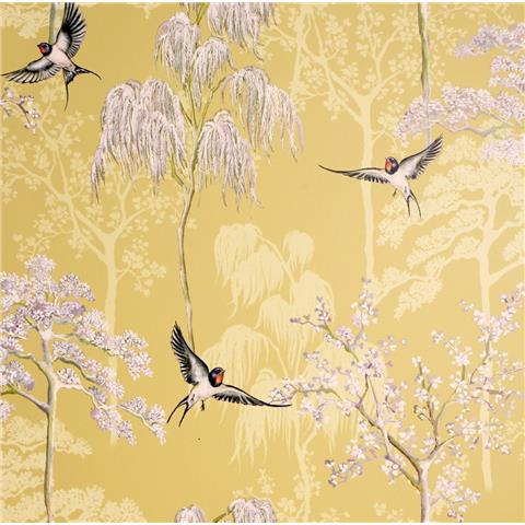 Arthouse Japanese Garden Wallpaper 908002 Ochre