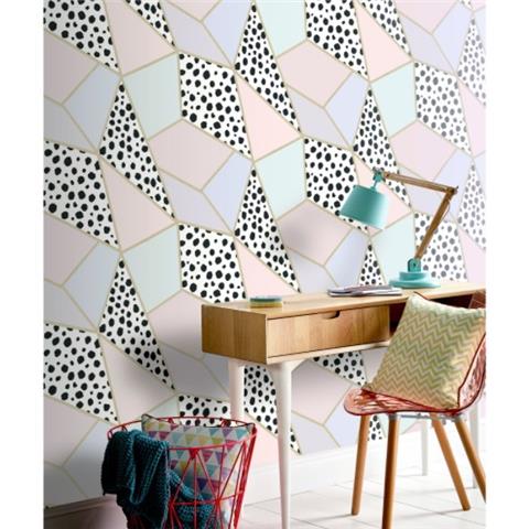 Arthouse Dalmatian Fragment Wallpaper 908508 Multi