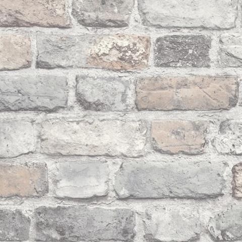 GranDeco Home Vintage Brick Wallpaper A28902 Pastel