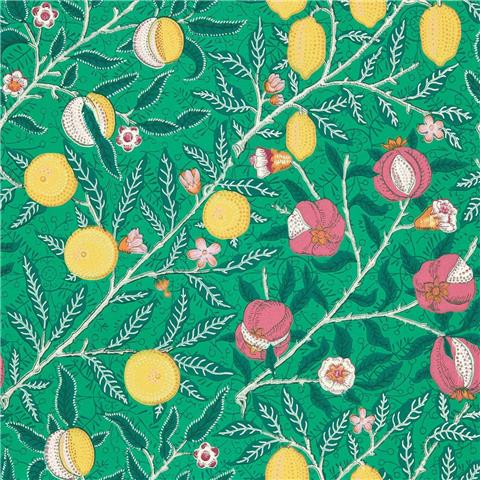 William Morris, Bedford Park Wallpaper Fruit 510018 Tangled green