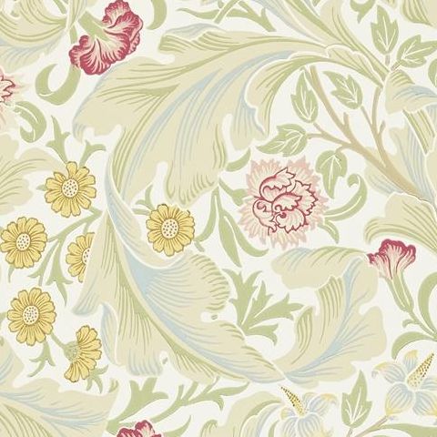 Morris & Co Wallpaper-Leicester 212544 Marble/Rose
