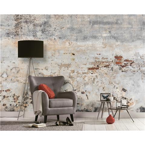 DESIGN WALLS illusion MURAL old wall (350CM WIDE X 255CM HIGH)