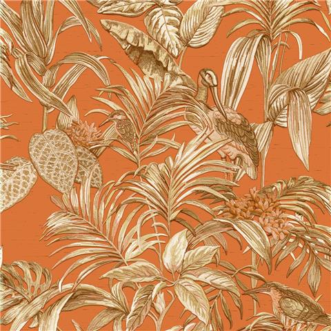 design id Wallstitch Wallpaper Exotic Floral DE120019