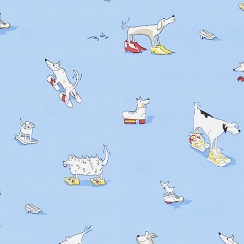 Little Sanderson Abracazoo Wallpaper-Dogs in Clogs 214011