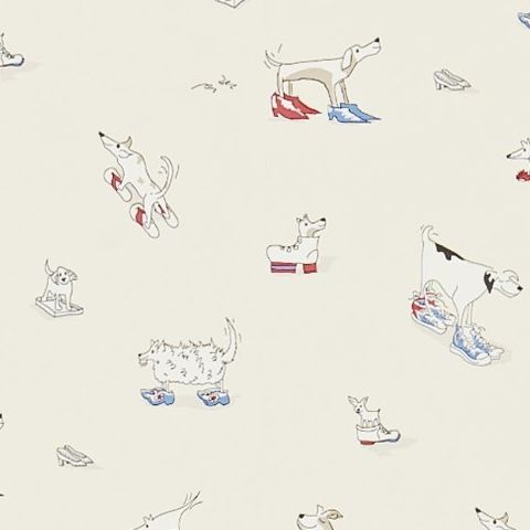 Little Sanderson Abracazoo Wallpaper-Dogs in Clogs 214013