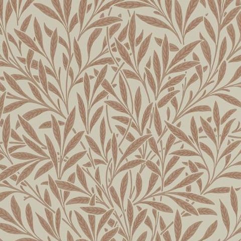 Morris & Co Wallpaper-Willow 210381 Russet