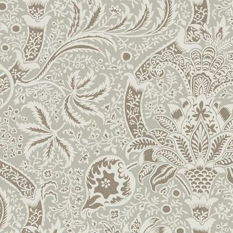 Morris & Co Wallpaper-Indian 216444 Grey/Pewter