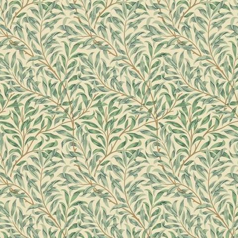 Morris & Co Wallpaper-Willow Bough Minor 210489 Green