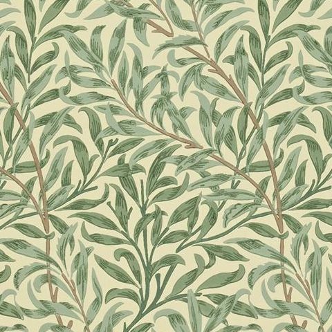 Morris & Co Wallpaper-Willow Boughs 216480 Green